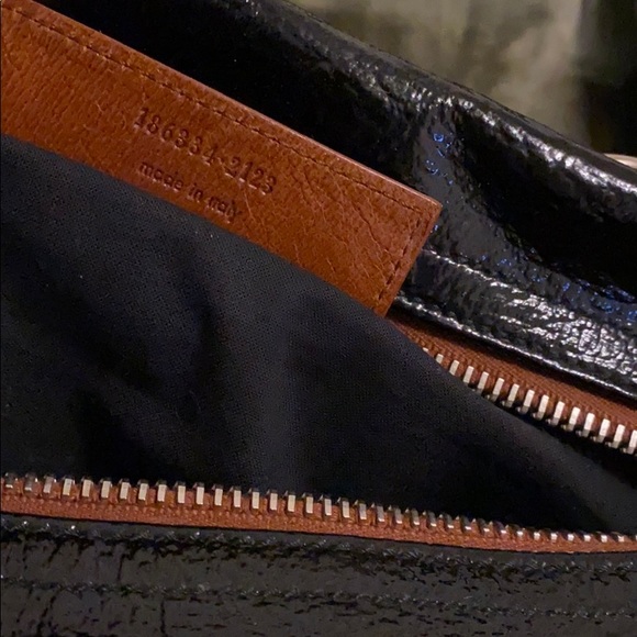 Balenciaga Two Toned Leather Embossed Satchel Bag - Picture 16 of 16